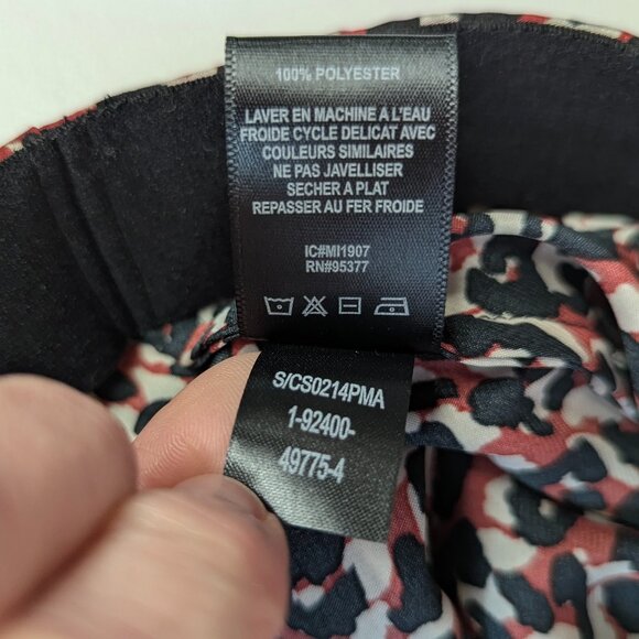 Sanctuary *Size Small Pull-On Leopard Print Midi Skirt Red/Black/Tan - Picture 5 of 9